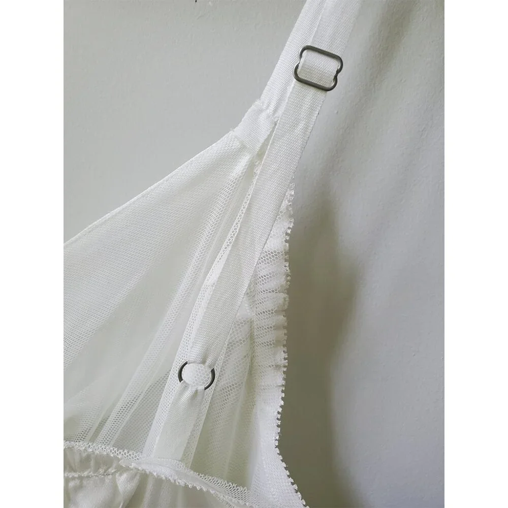 Vera Wang Ivory Satin Chemise - Picture 6 of 6